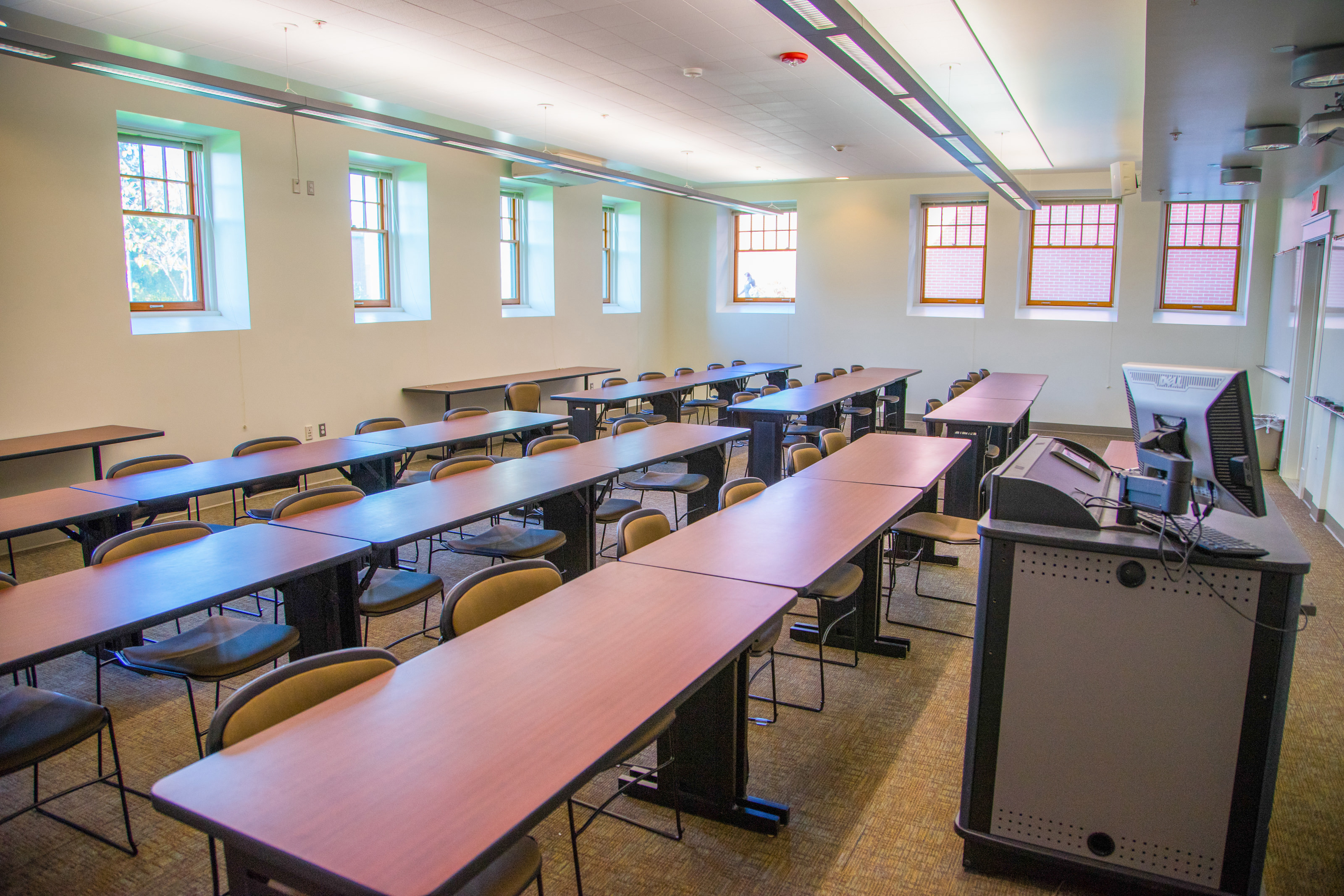 Classroom in Thomas Jefferson Hall